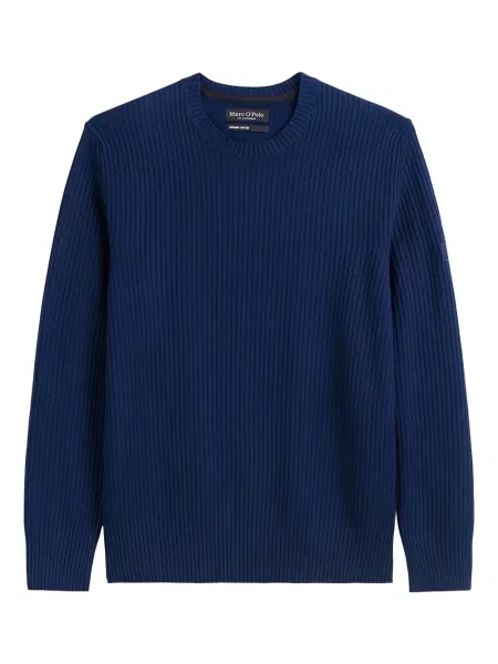 Pulover Marc O'polo cu decolteu rotund albastru