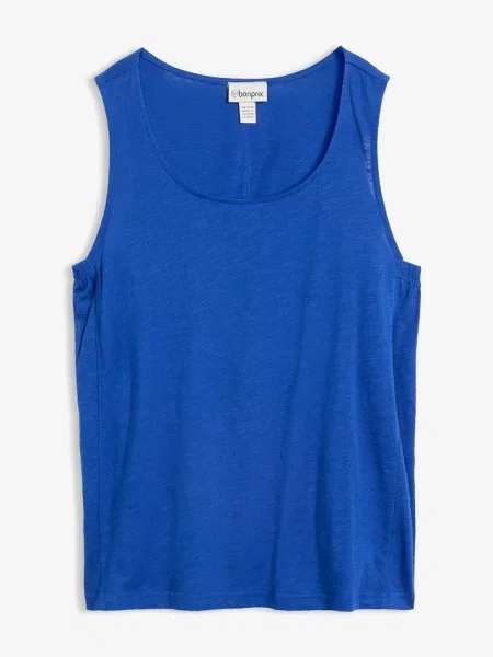 Top Bonprix niebieski