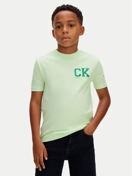 Calvin Klein Tricou Heritage verde