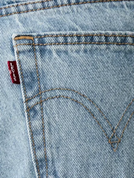 Prugasti ruksak Levi's® visoki struk siva
