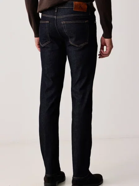 Calvin Klein Jeans jeansy slim fit granatowe