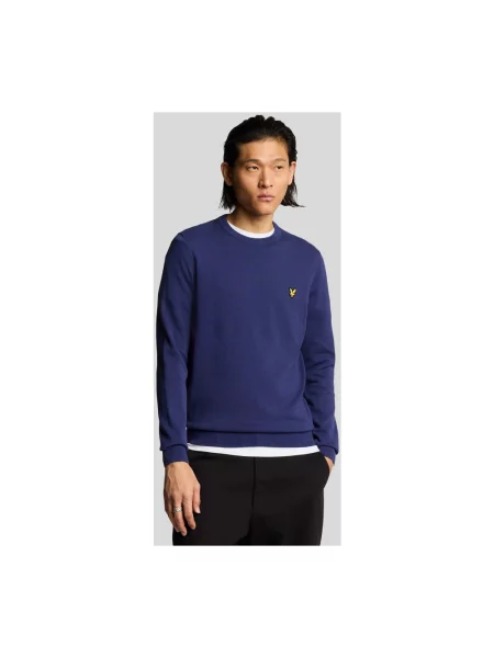Sweter Lyle & Scott niebieski