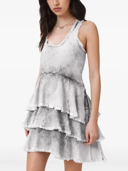 Rochie mini Allsaints de costum gri