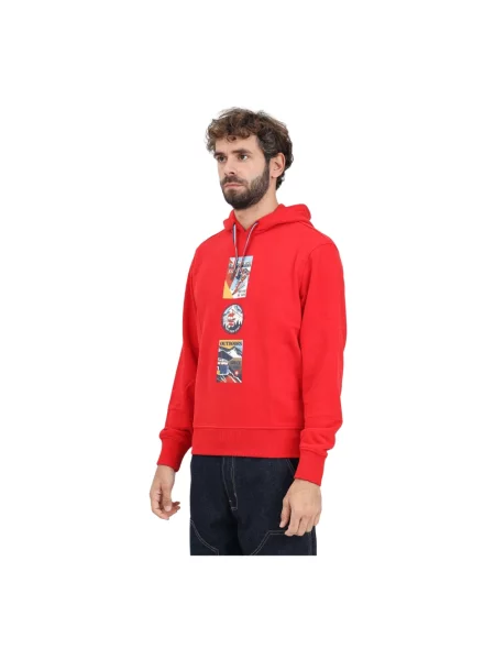 Bluza Napapijri B-Portalet Hooded cb czerwona