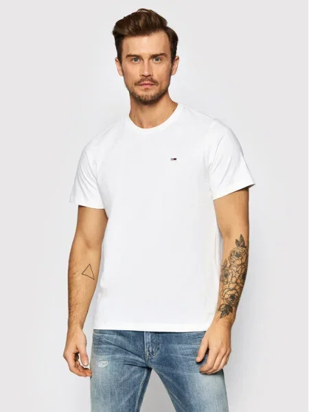 Tommy Jeans Tricou Classic alb