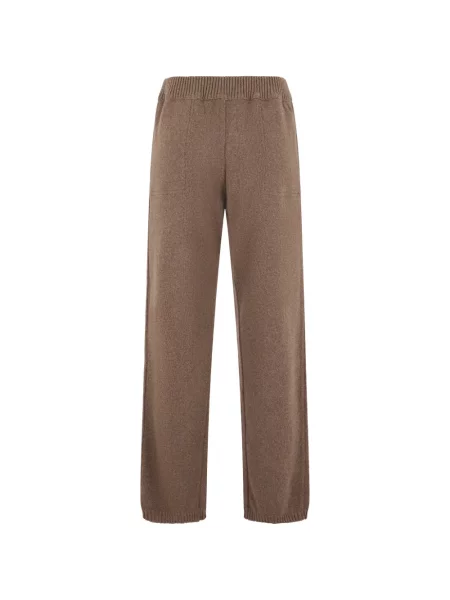 Pantaloni Moorer tricotate alergare maro