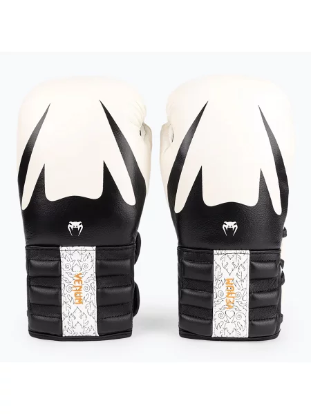 Rękawice bokserskie Venum Reverso Boxing white/black białe