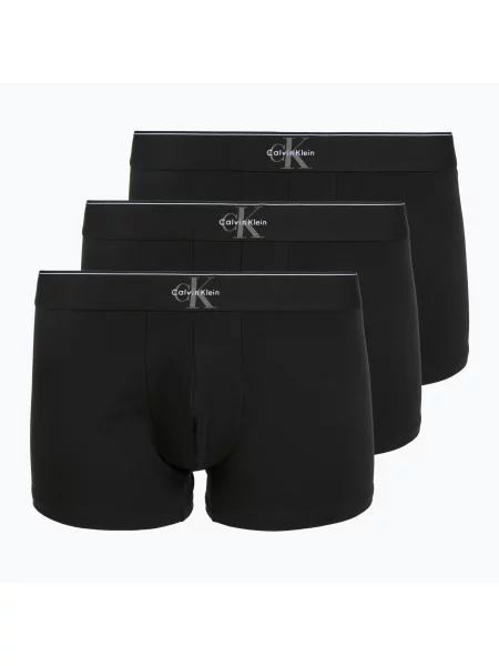 Boxeri pentru bărbați Calvin Klein Trunk 3 pairs black negru