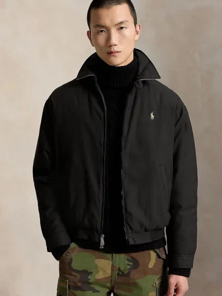 Polo Ralph Lauren geacă bomber pentru bărbați negru