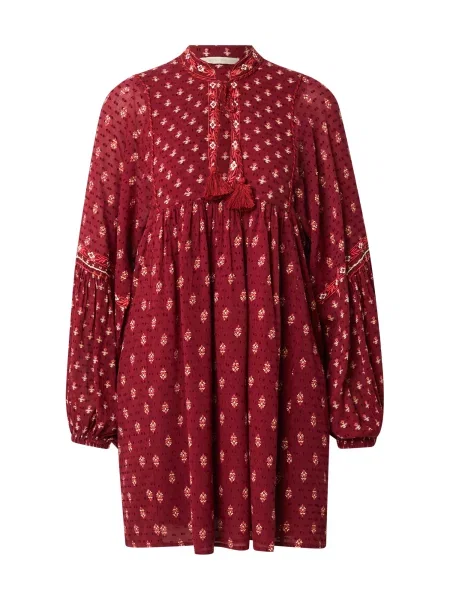 Vanessa Bruno Obleka ecru / jagoda svetlo rdeča