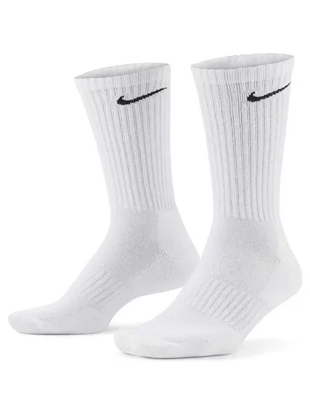 Ponožky Nike Everyday Cushioned Crew 3 páry bílé/černé bílé