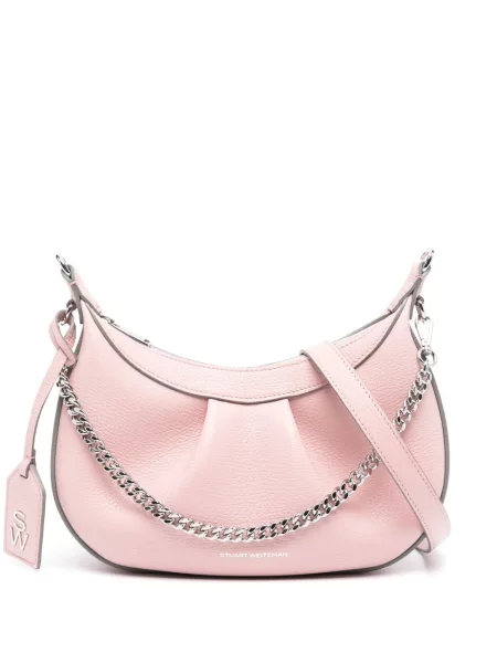 Geanta de piele Stuart Weitzman din piele roz