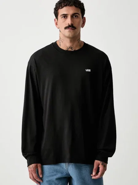 Vans tričko s dlouhým rukávem černé