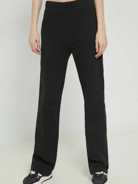 HUGO pantaloni de trening din neted negru