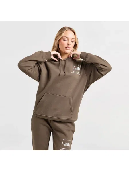 The North Face Bluza Z Kapturem $Outline Brn/wh brązowa
