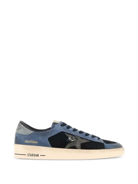 Sneakerși Golden Goose Stardan din piele de căprioară alb
