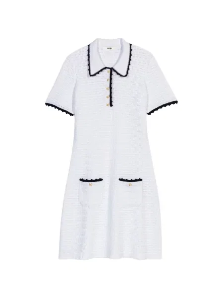Rochie mini Maje alb
