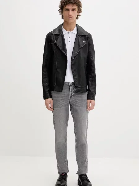Karl Lagerfeld Jeans slim fit traperice muške siva