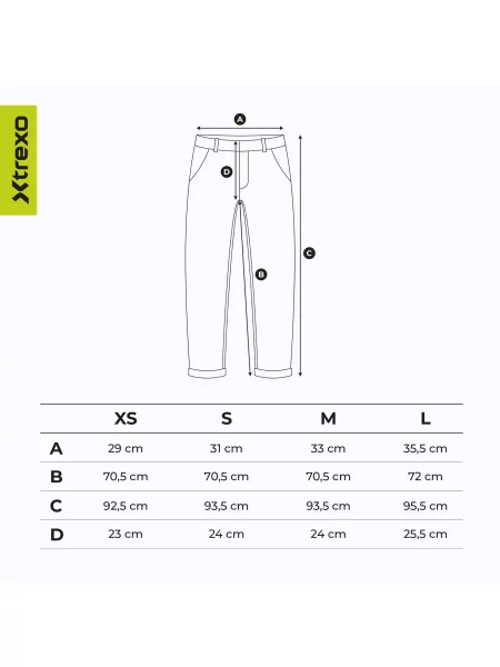 Legginsy XTREXO Trexi Leggings czarne