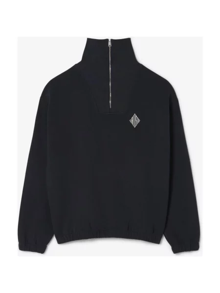 Bluza Lacoste Loose Fit Half Zip M czarny
