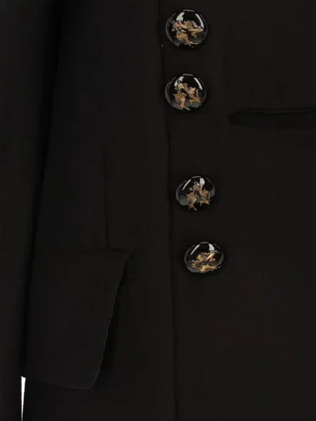 Dvouřadý kabát Vivienne Westwood Pre-owned černý