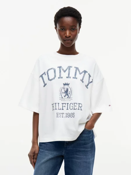 Tommy Hilfiger Koszulka Kobiety S biały