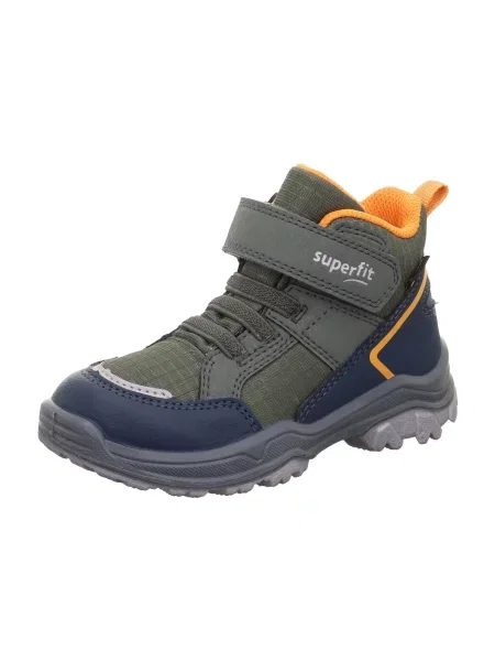 SUPERFIT Cizme JUPITER bleumarin / oliv portocaliu