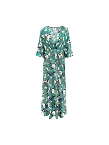 Sukienka Alpha Studio elegancka zielona