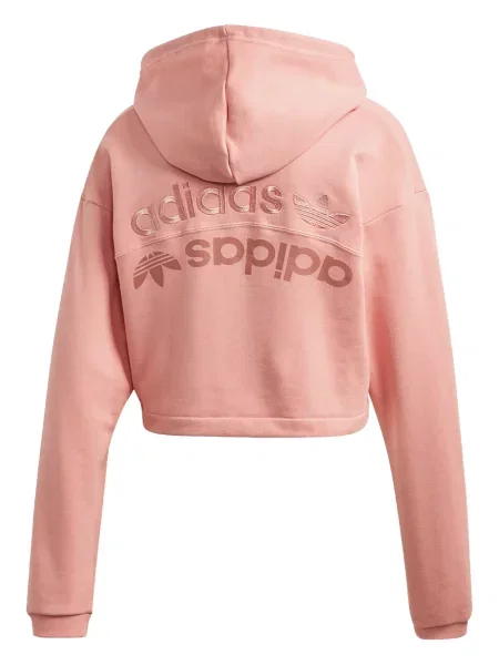 Pruhované krajkové pruhované tričko Adidas s vázáním šedé