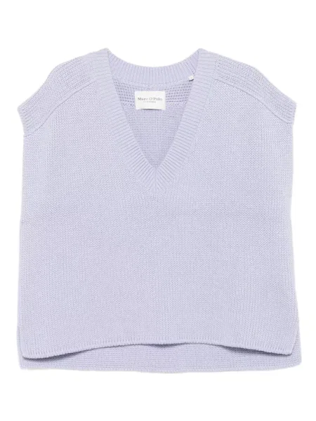 Top Marc O'polo cu decolteu în V violet