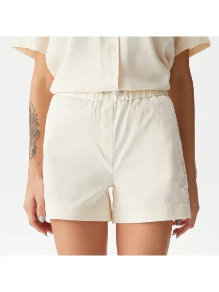 Lacoste Bermudy Lacoste białe