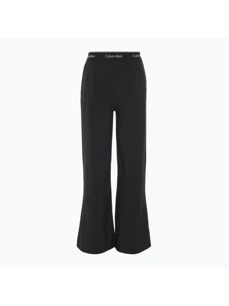 Kalhoty Calvin Klein Wide Leg black černé