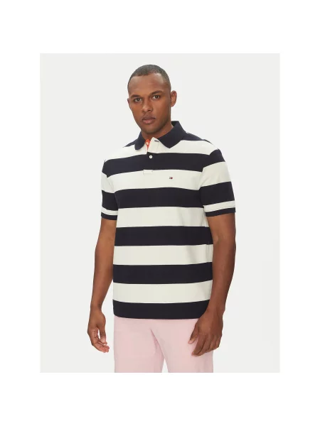 Tommy Hilfiger Polo marškinėliai Tamsiai Regular Fit mėlyna