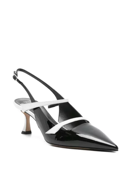 Pantofi cu toc Alexandre Birman din piele slingback negru
