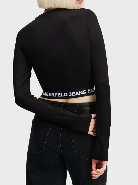 Топ Karl Lagerfeld Jeans черный