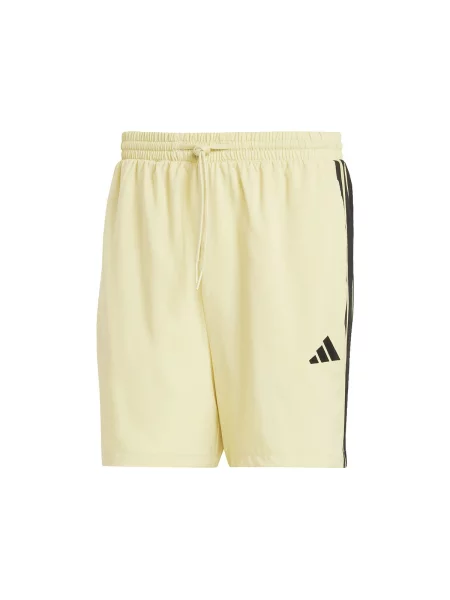 Pantaloni scurți Adidas cu dungi galben