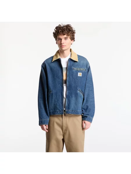 Carhartt WIP Prehodna jakna Detroit moder denim modra