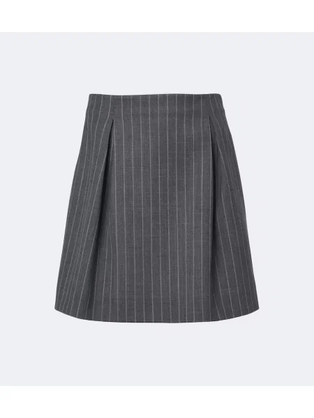 Fustă Valentino de lână gri