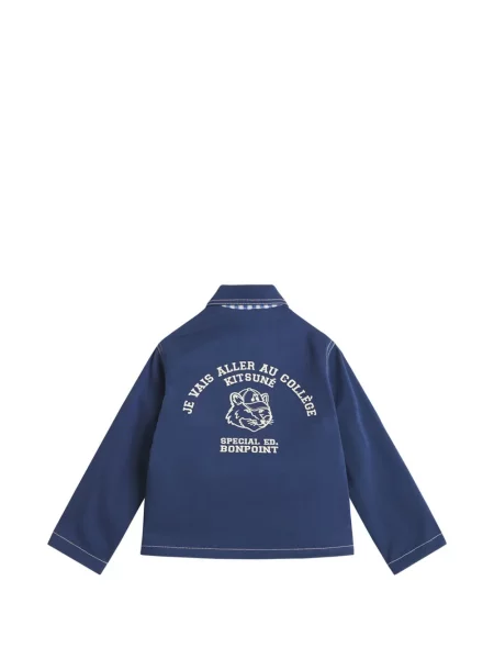 Kurtka dziecięca Maison Kitsune niebieska