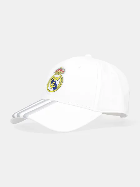 Шапка с козирка adidas Performance REAL MADRID бяло