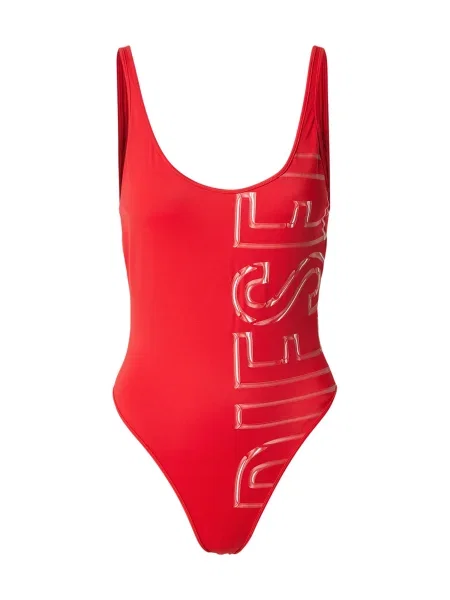 DIESEL Costum de baie întreg PAMELA roșu / roșu pastel alb