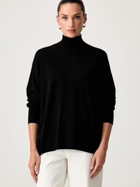 Trussardi pulover pentru femei cu vâscoză negru