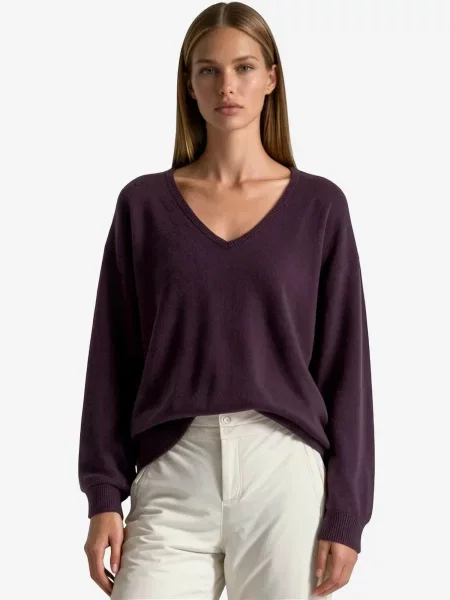 Busem Svetr Pullover burgundská červeň