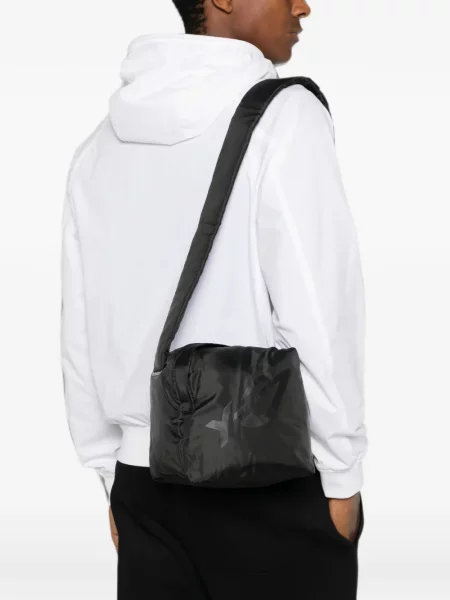 Crossbody torba Y-3 s printom crna