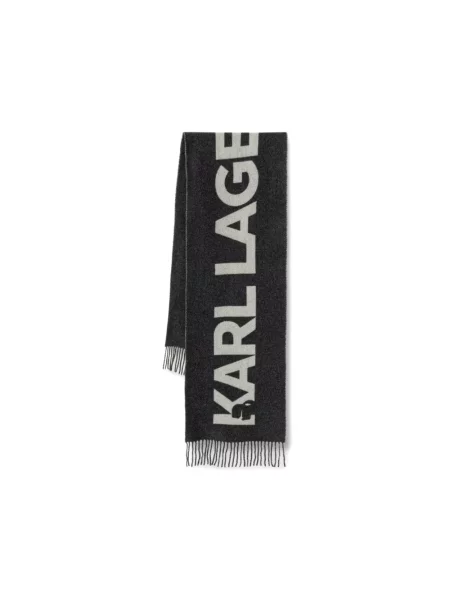 Szal Karl Lagerfeld szara
