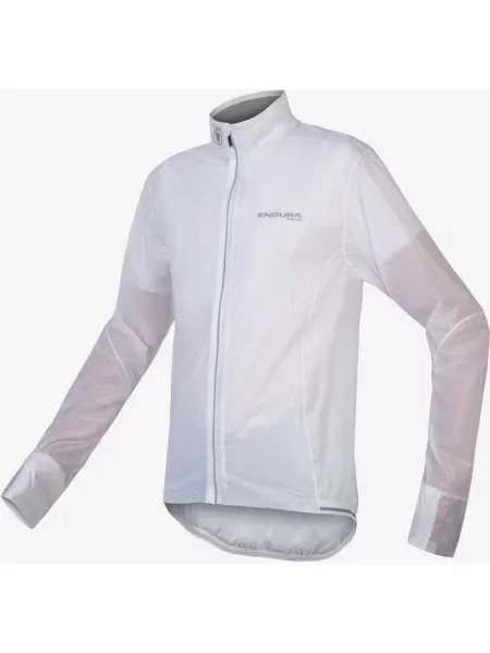 Wodoodporna lekka kurtka Endura Pro Adrenaline Race Cape II XS biała