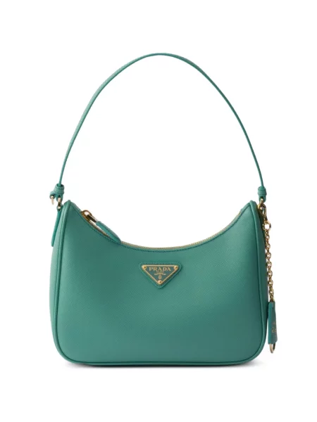 Geantă Prada din piele verde