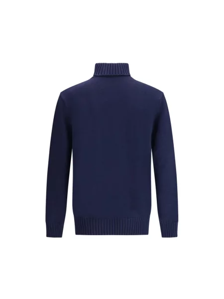 Sweter z golfem Givenchy niebieski