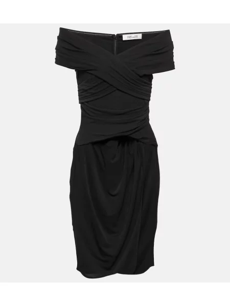 Rochie Diane Von Furstenberg din jerseu negru