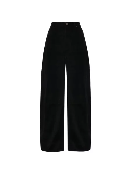Pantaloni Pinko de catifea cord negru